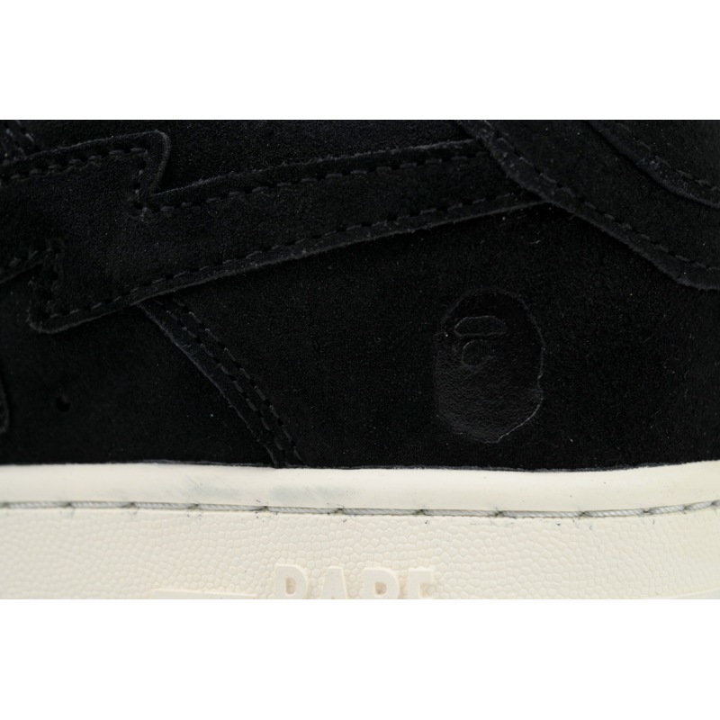 A Bathing Ape Bape Sta Black Suede 1H70-191-004