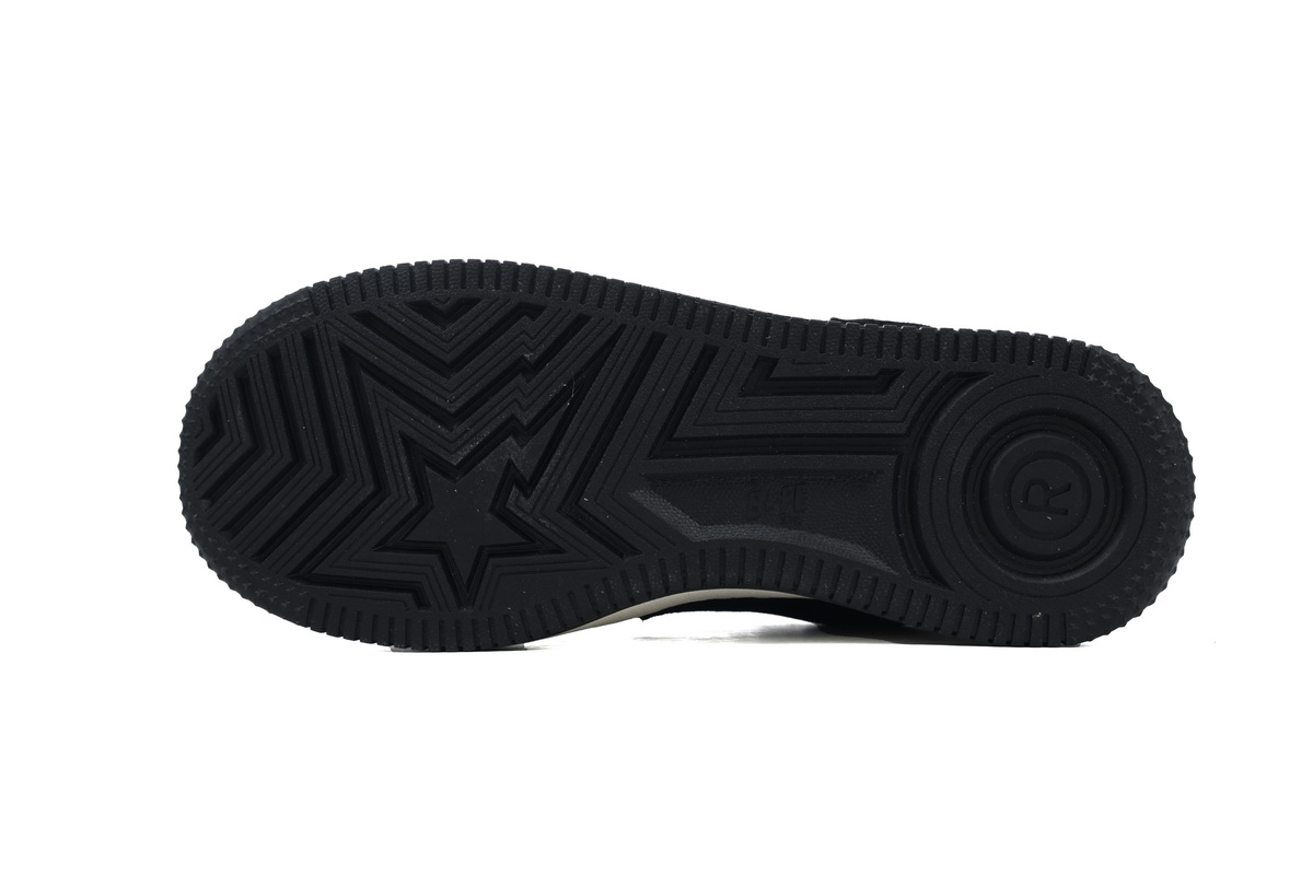 A Bathing Ape Bape Sta Black Suede 1H70-191-004