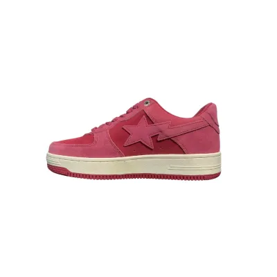 A Bathing Ape Bape Sta Pink Suede 1H70-191-004 01