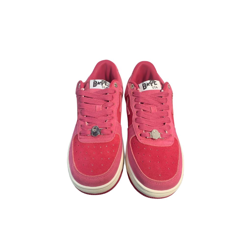 A Bathing Ape Bape Sta Pink Suede 1H70-191-004