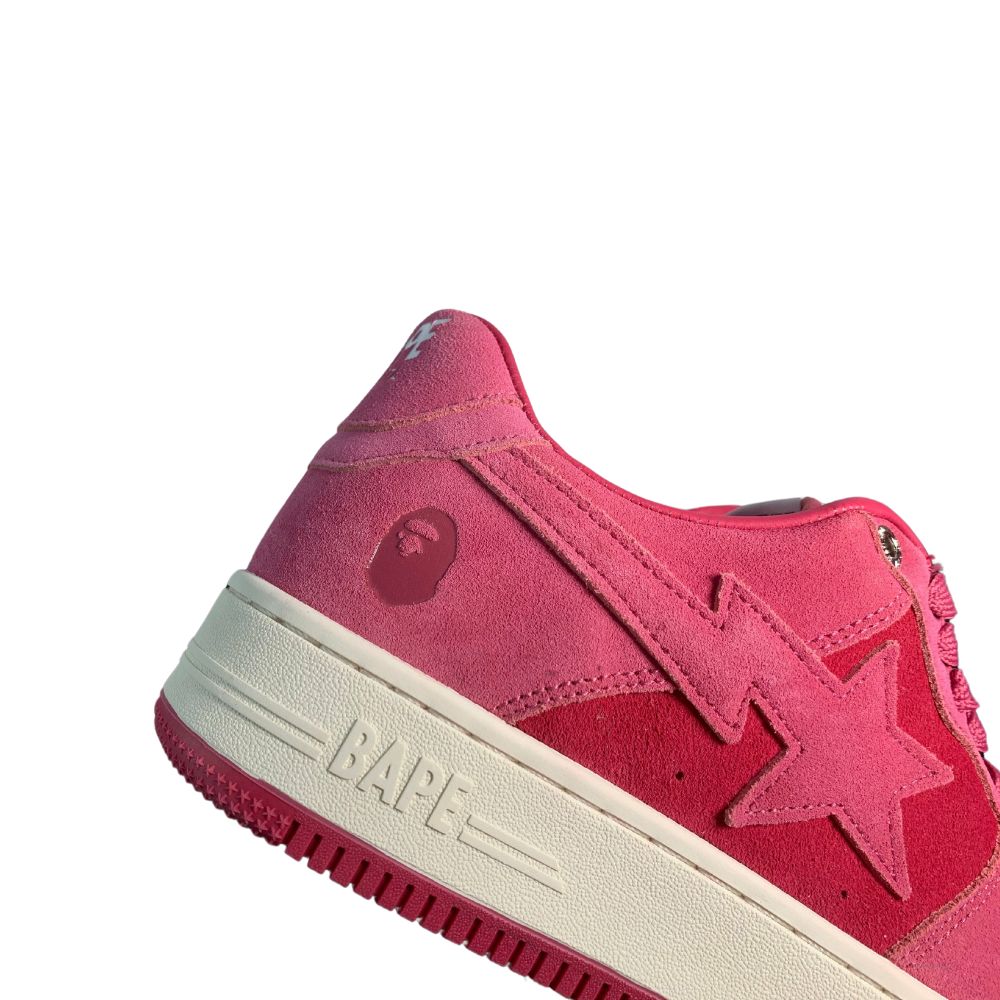 A Bathing Ape Bape Sta Pink Suede 1H70-191-004