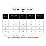 Denim Tears Cotton Wreath Hoodie Black Monochrome