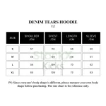 Denim Tears Cotton Wreath Hoodie Black Monochrome