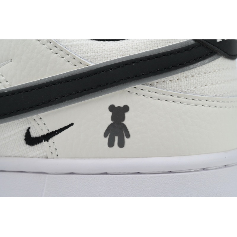 Ljr Batch Nike Dunk Low Violent Bear White Black Custom KK1888-005
