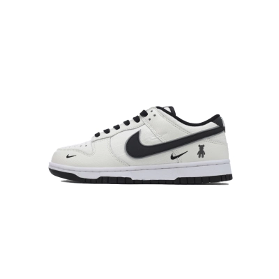 Ljr Batch Nike Dunk Low Violent Bear White Black Custom KK1888-005 01