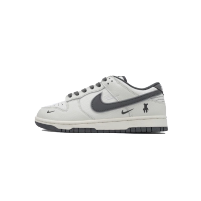 Ljr Batch Nike Dunk Low Violent Bear White Grey Custom KK1888-004 01