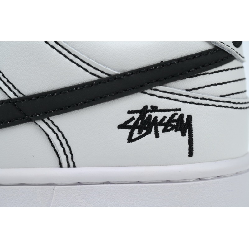 Ljr Batch Nike Dunk Low x  Stussy White Custom FC1688-137