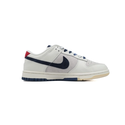 Ljr Batch Nike Dunk Low x  Supreme White Grey Blue Swoosh FC1688-142 02