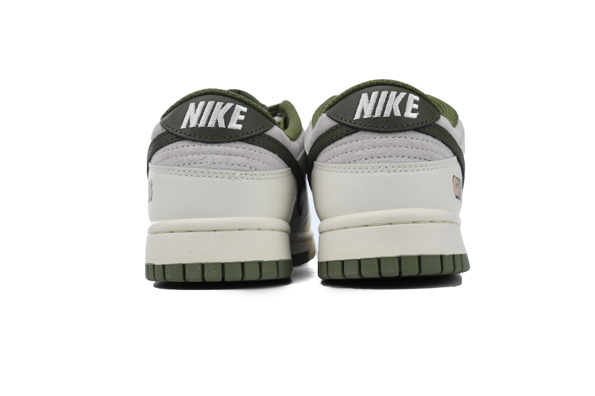 Ljr Batch Nike Dunk Low x Gucci  Off-White Grass Green Custom KK1888-002