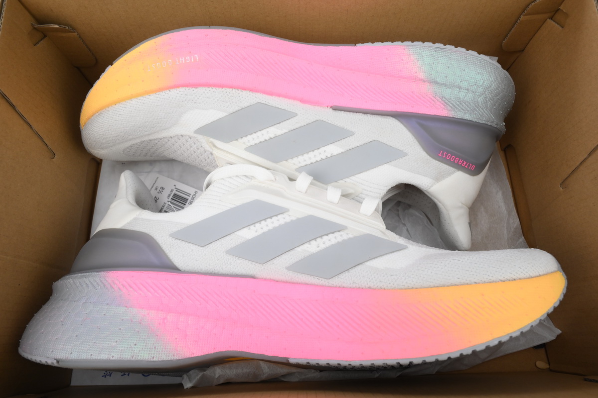 Adidas Ultra Boost 5X Cloud White Halo Silver Lucid Pink IH0636