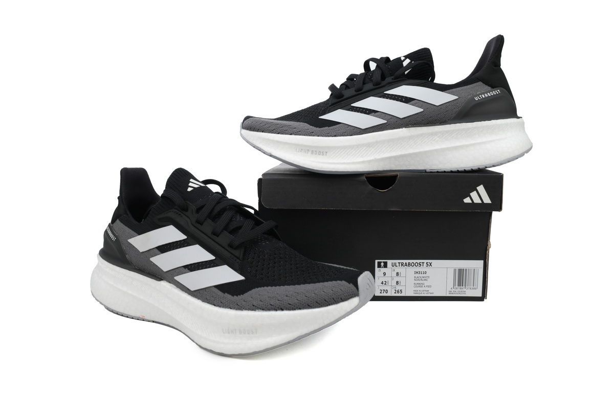 Adidas Ultra Boost 5X Core Black Cloud White Carbon IH3110
