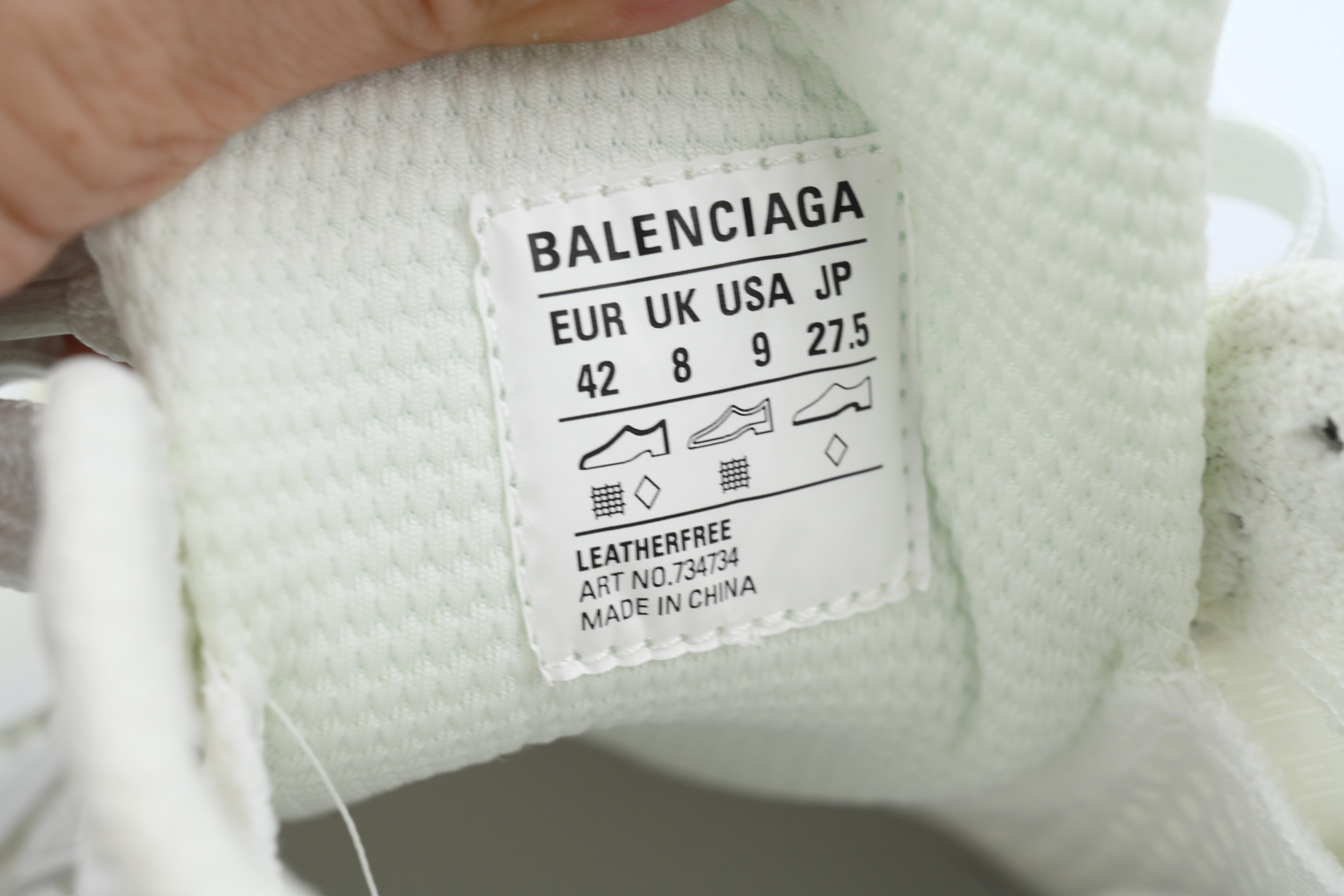 Balenciaga 3XL Sneaker Low-Top White 734734 W3XLG 9001