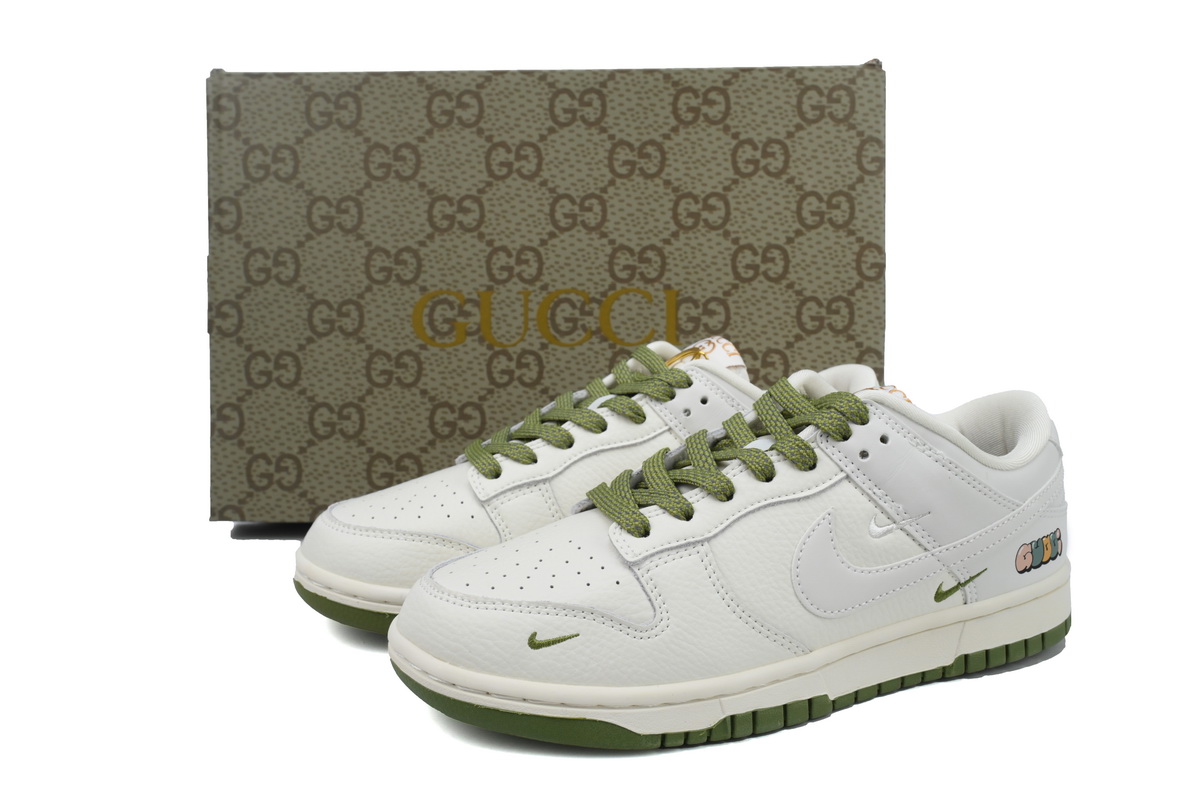 LJR Batch Nike Dunk Low x Gucci Beige Custom KK1888-007