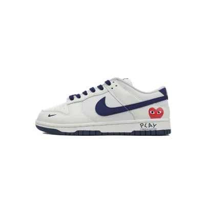 LJR Batch Nike Dunk Low x Play Beige White Custom KK1888-008 01