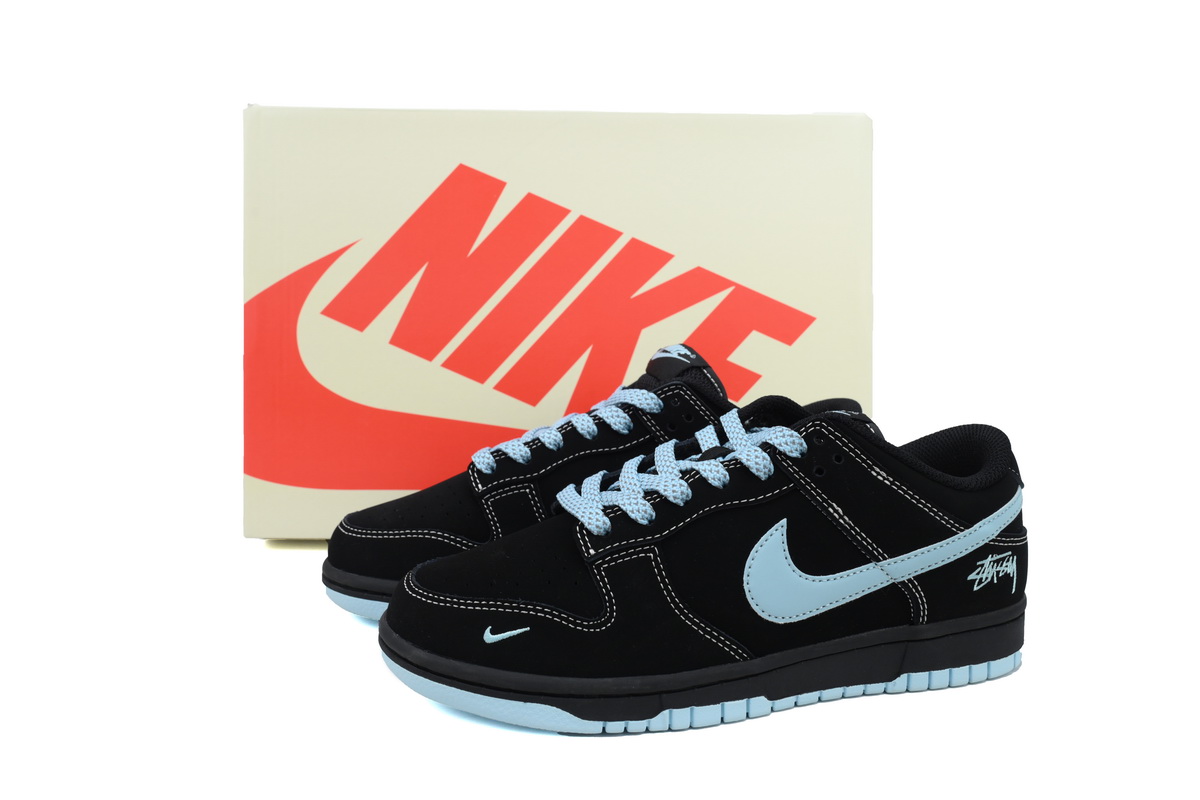 LJR Batch Nike Dunk Low x Stussy Black Moon Hook Custom KK1888-012