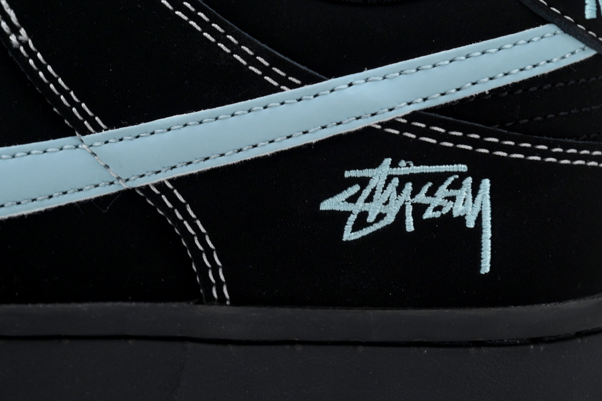 LJR Batch Nike Dunk Low x Stussy Black Moon Hook Custom KK1888-012