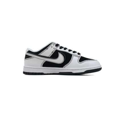 LJR Batch Nike Dunk Low x Supreme Black And White Double Hook Custom FC1688-144 02