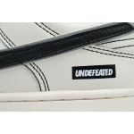 LJR Batch Nike Dunk Low x Undefeated Black White Custom FC1688-139