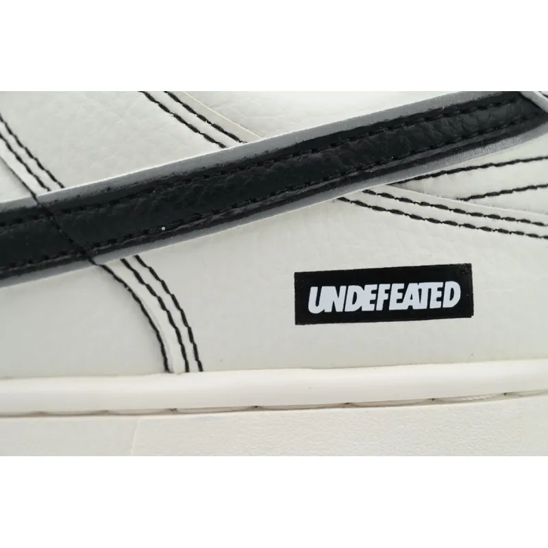 LJR Batch Nike Dunk Low x Undefeated Black White Custom FC1688-139