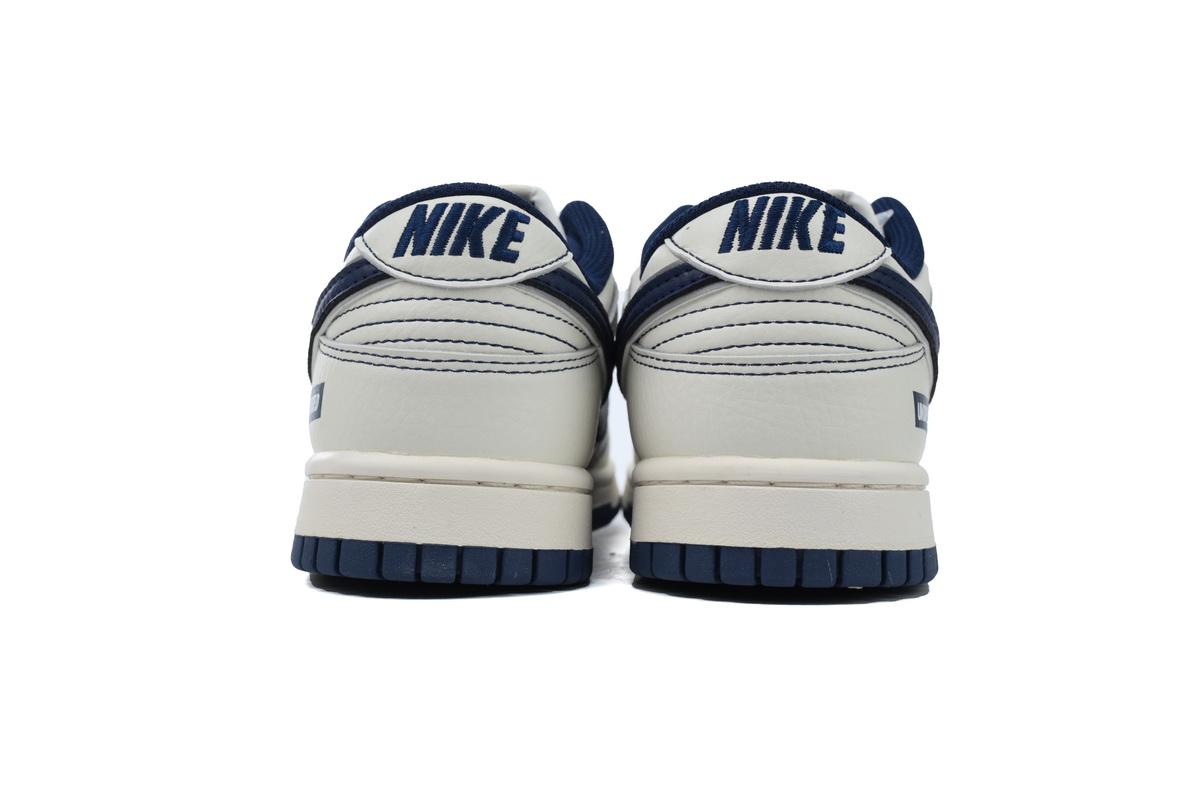 LJR Batch Nike Dunk Low x Undefeated White Blue Custom FC1688-139