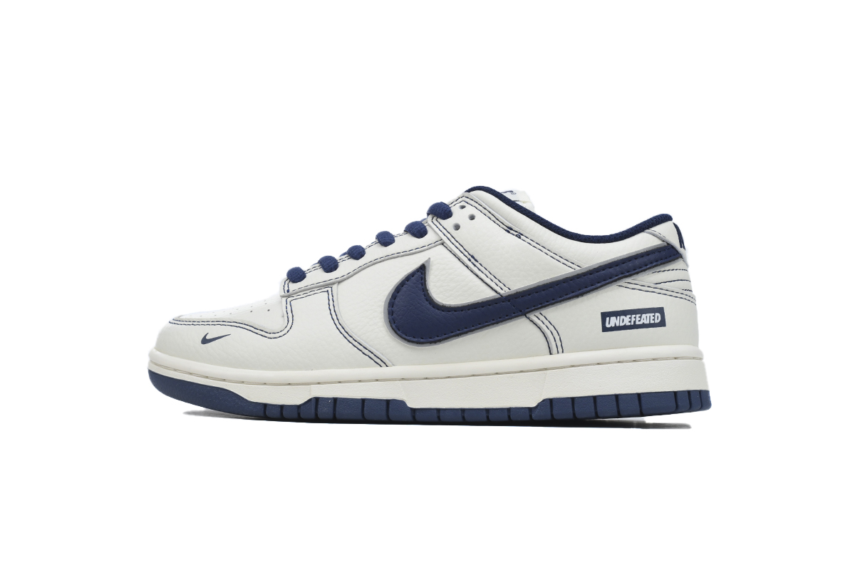 LJR Batch Nike Dunk Low x Undefeated White Blue Custom FC1688-139