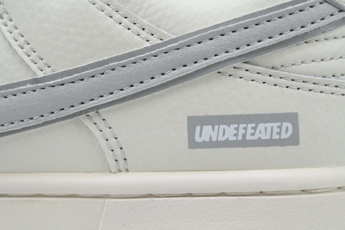 LJR Batch Nike Dunk Low x Undefeated White Grey SF1588-135