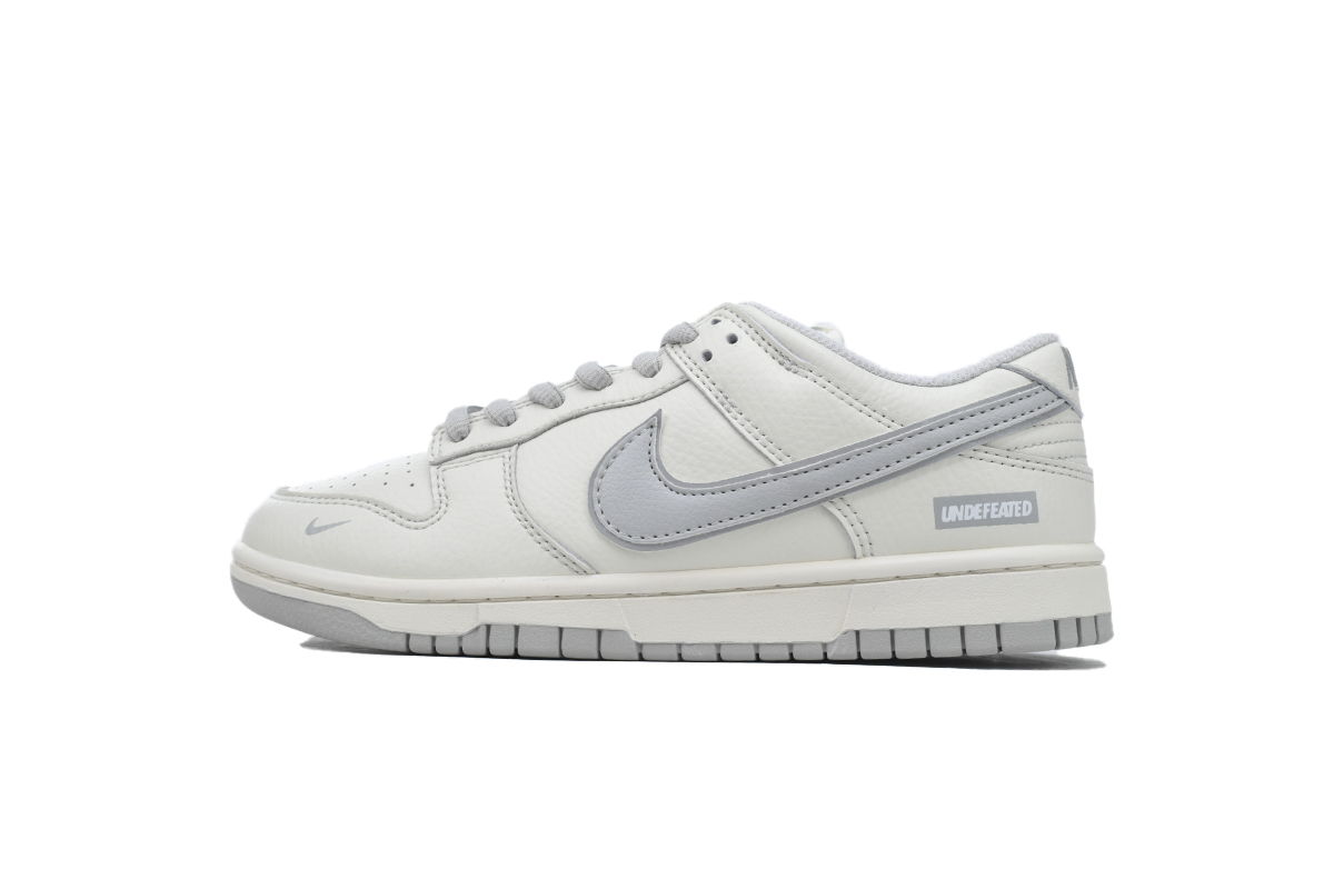 LJR Batch Nike Dunk Low x Undefeated White Grey SF1588-135
