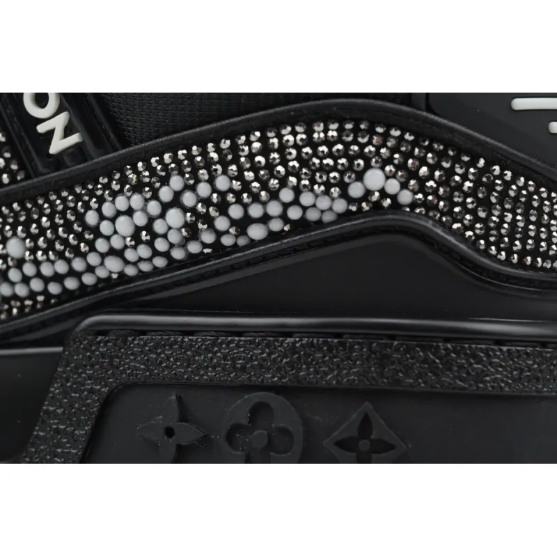 Louis Vuitton LV Trainer Maxi Sneaker All Black Diamond CK24112201