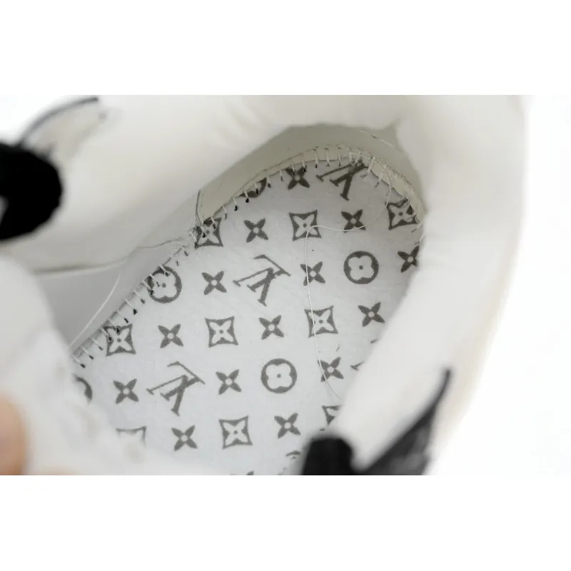 Louis Vuitton LV Trainer Maxi Sneaker Button Black 1AB8SD