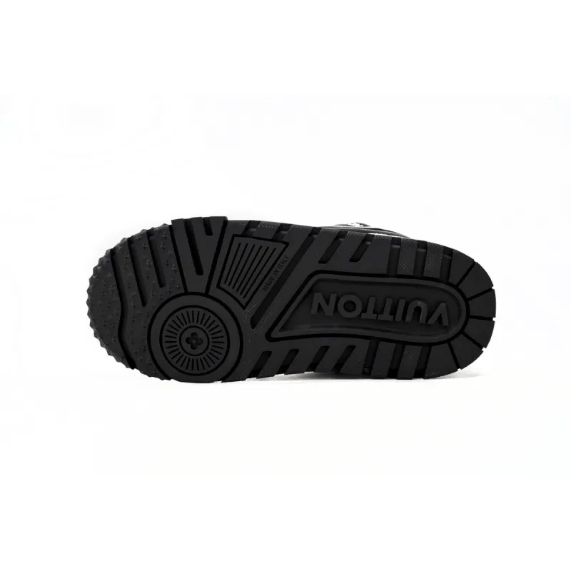 Louis Vuitton LV Trainer Maxi Sneaker Button Black 1AB8SD