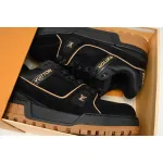 Louis Vuitton LV Trainer Maxi Sneaker Button Brown 1AB8SZ