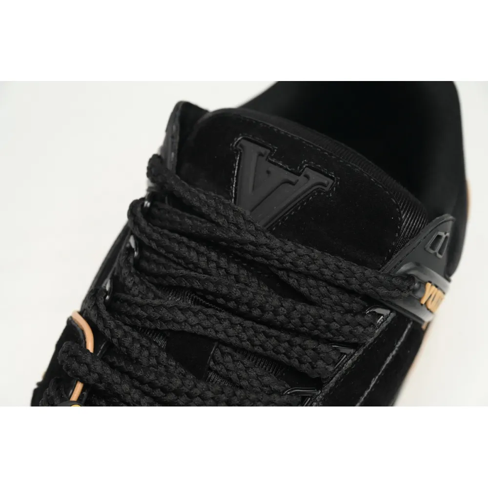 Louis Vuitton LV Trainer Maxi Sneaker Button Brown 1AB8SZ