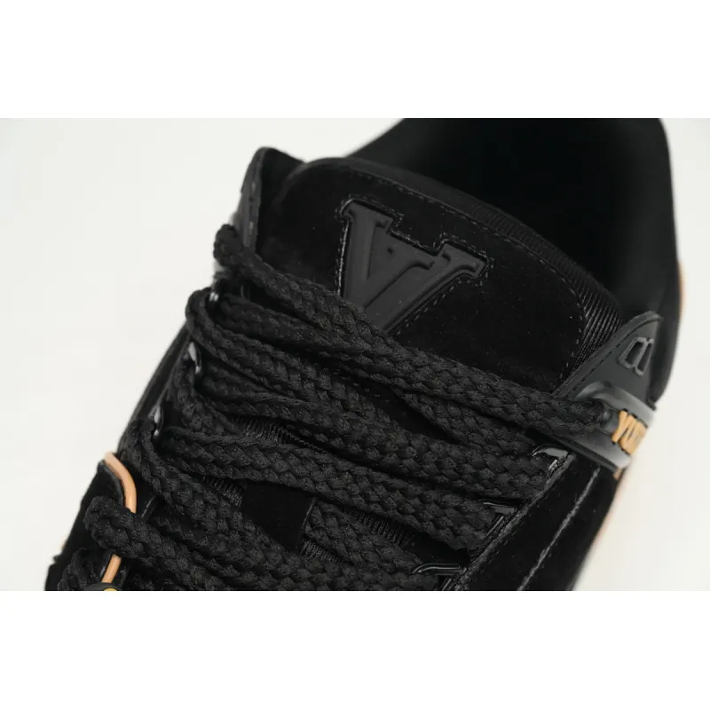Louis Vuitton LV Trainer Maxi Sneaker Button Brown 1AB8SZ