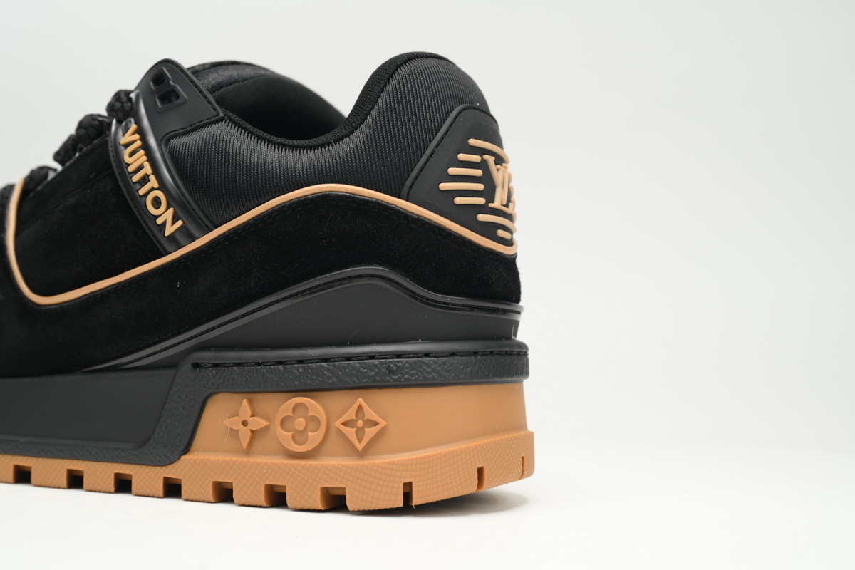 Louis Vuitton LV Trainer Maxi Sneaker Button Brown 1AB8SZ