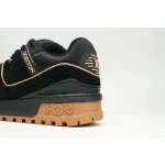 Louis Vuitton LV Trainer Maxi Sneaker Button Brown 1AB8SZ