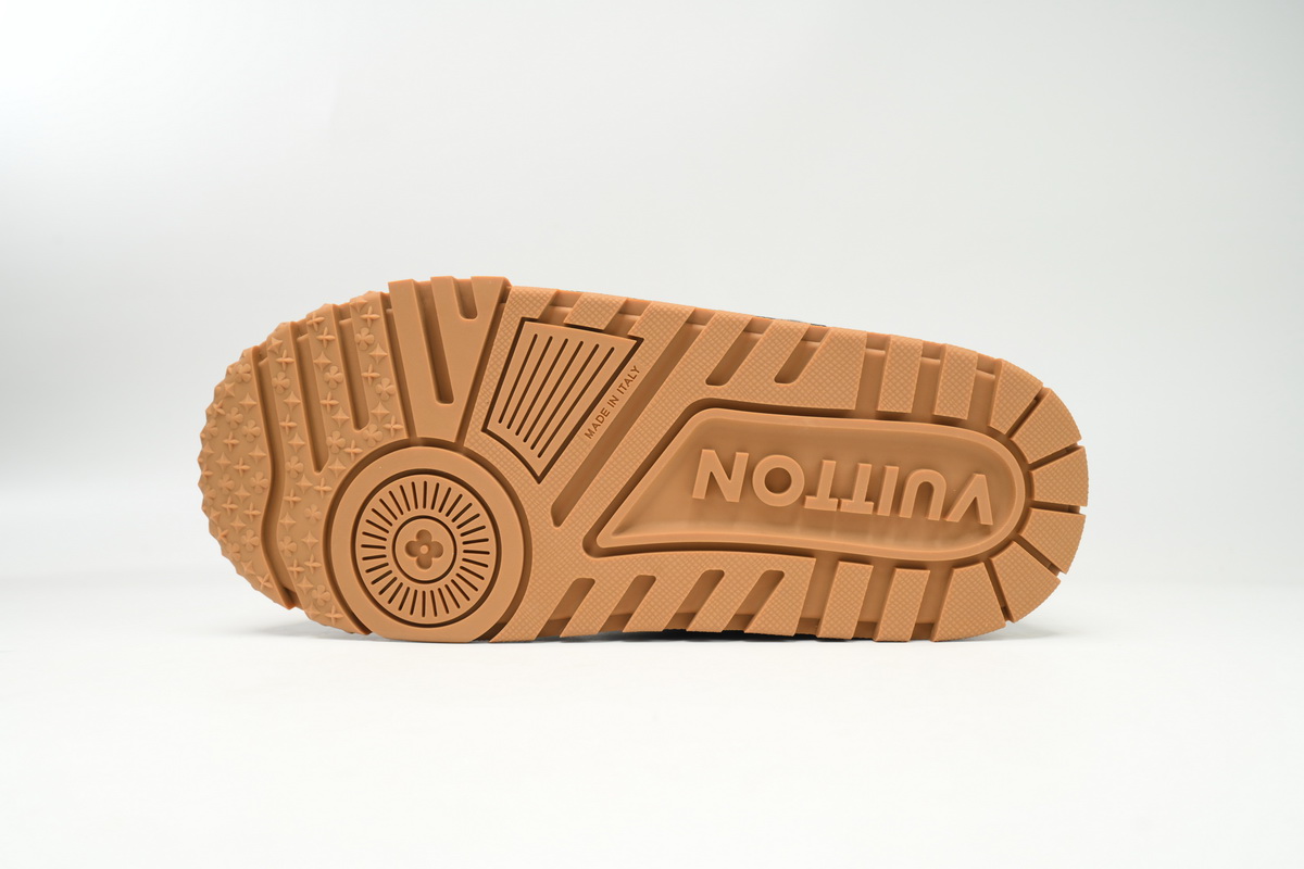 Louis Vuitton LV Trainer Maxi Sneaker Button Brown 1AB8SZ