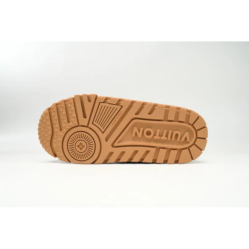 Louis Vuitton LV Trainer Maxi Sneaker Button Brown 1AB8SZ