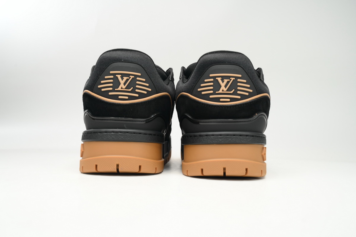 Louis Vuitton LV Trainer Maxi Sneaker Button Brown 1AB8SZ