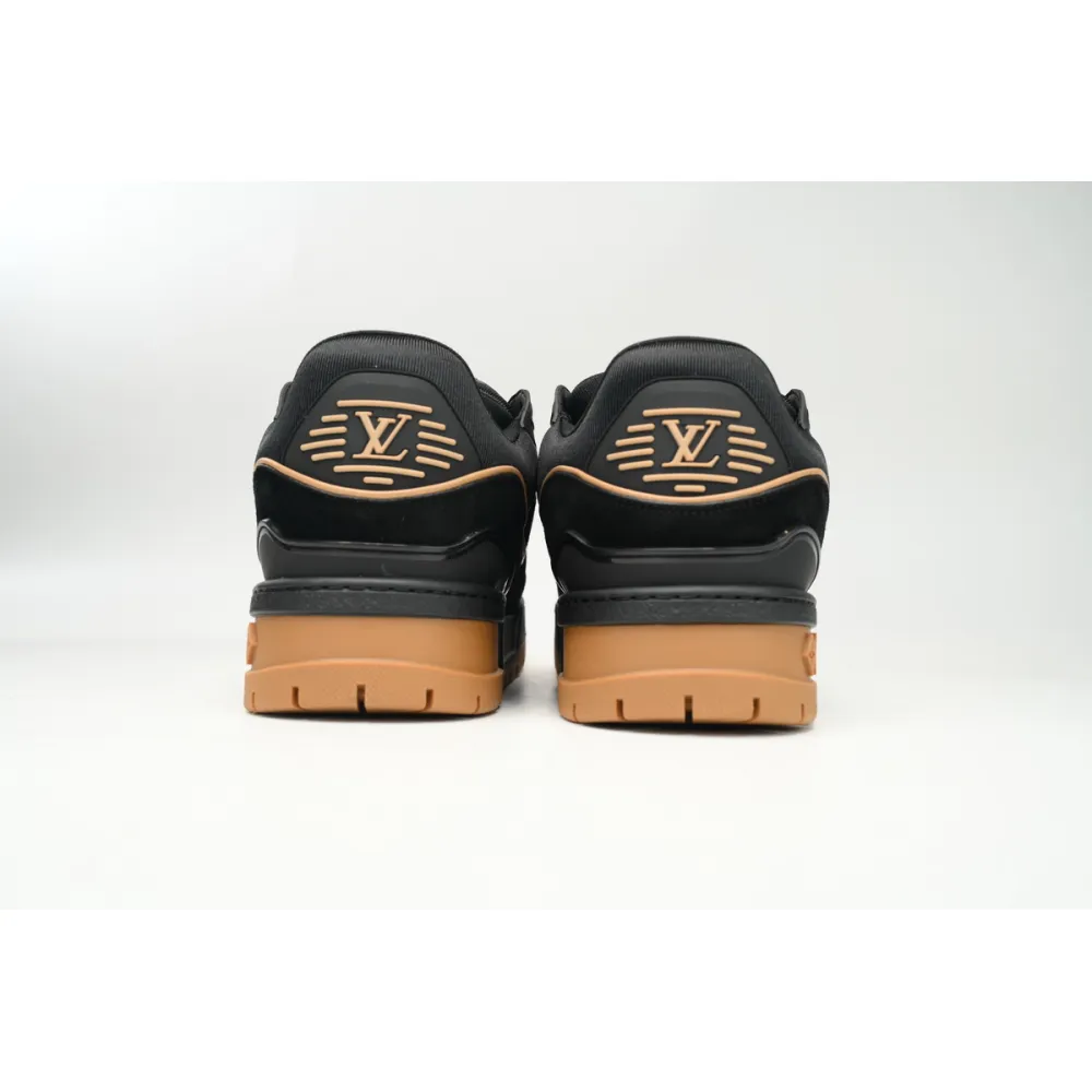 Louis Vuitton LV Trainer Maxi Sneaker Button Brown 1AB8SZ
