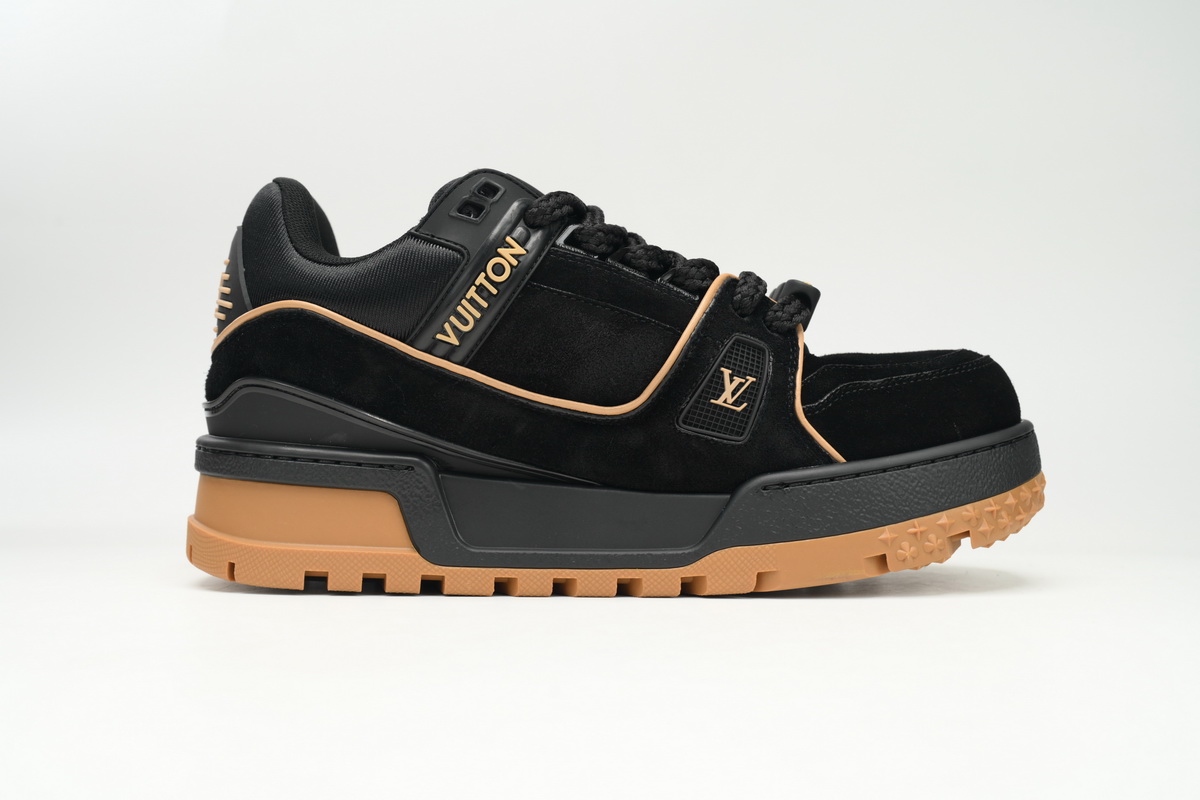 Louis Vuitton LV Trainer Maxi Sneaker Button Brown 1AB8SZ