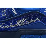 Louis Vuitton LV Trainer Maxi Sneaker Deep Blue Diamond CK24112202