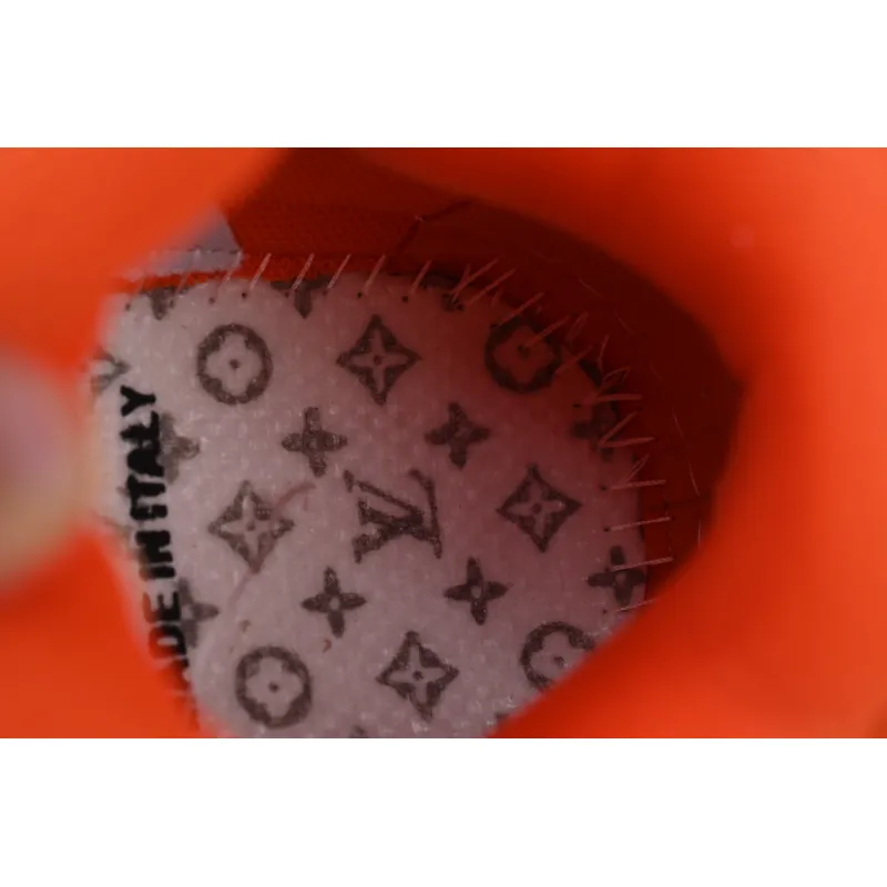 Louis Vuitton LV Trainer Maxi Sneaker White Orange Diamond CK24112201