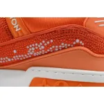 Louis Vuitton LV Trainer Maxi Sneaker White Orange Diamond CK24112201