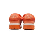 Louis Vuitton LV Trainer Maxi Sneaker White Orange Diamond CK24112201