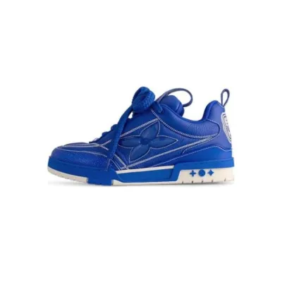 Louis Vuitton Skate Sneaker Blue Leather CK24060305 01