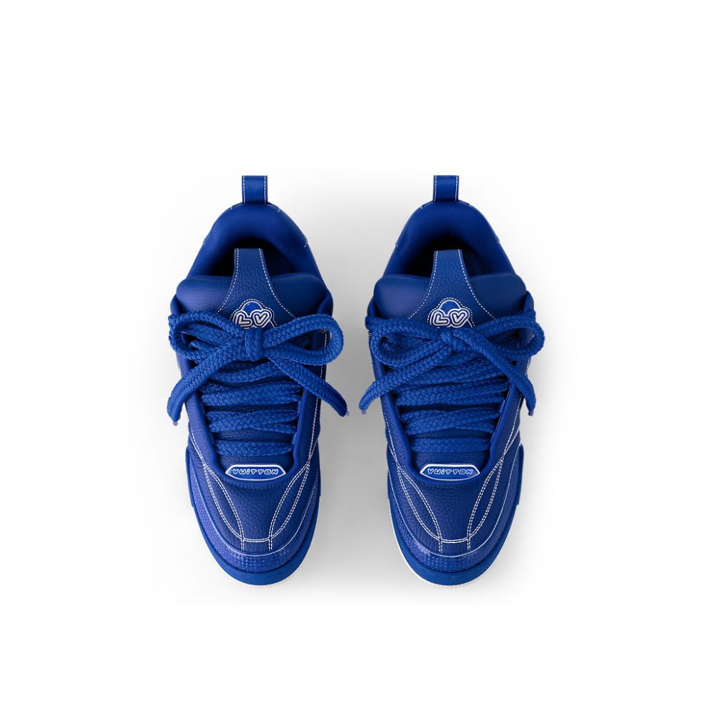 Louis Vuitton Skate Sneaker Blue Leather CK24060305