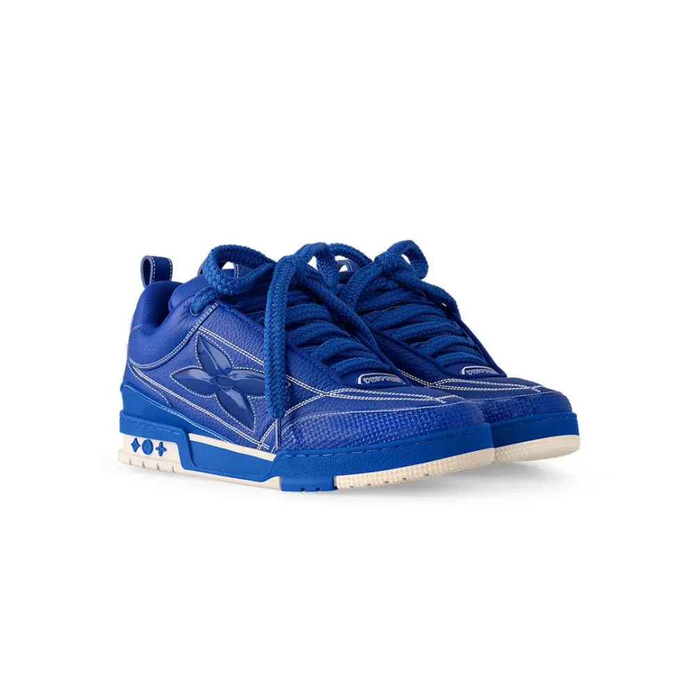 Louis Vuitton Skate Sneaker Blue Leather CK24060305