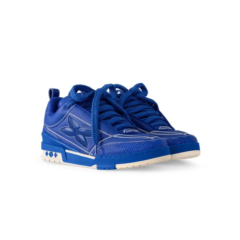 Louis Vuitton Skate Sneaker Blue Leather CK24060305