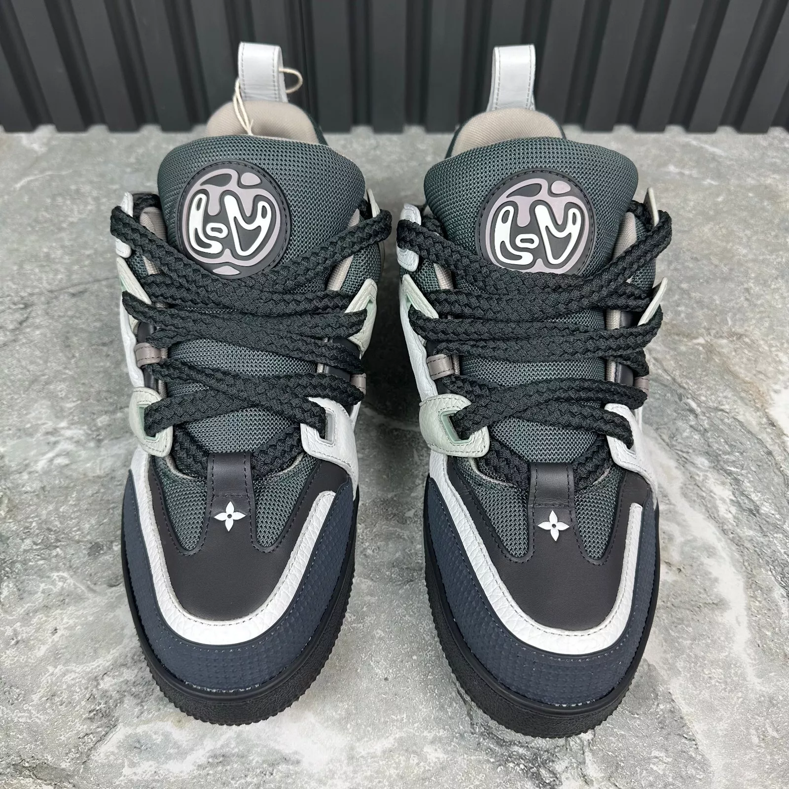 Louis Vuitton Skate Sneaker SK8 Black White CK24060301