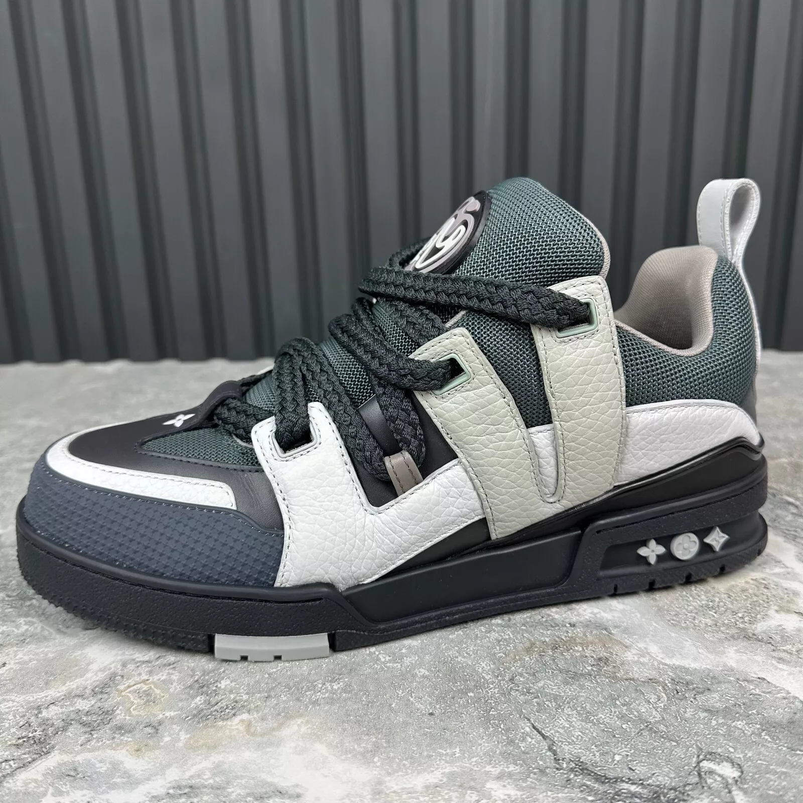 Louis Vuitton Skate Sneaker SK8 Black White CK24060301